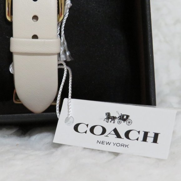 Coach 35mm Audrey Leather Strap Watch